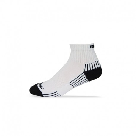 Ecosox Diabetic Bamboo Quarter Socks White/Black LG 6-Pack- Diabetesteststripswholesale