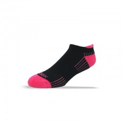 Ecosox Diabetic Bamboo Tab Socks Black/Pink MD 3-Pack