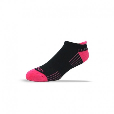 Ecosox Diabetic Bamboo Tab Socks Black/Pink MD 3-Pack- Diabetesteststripswholesale