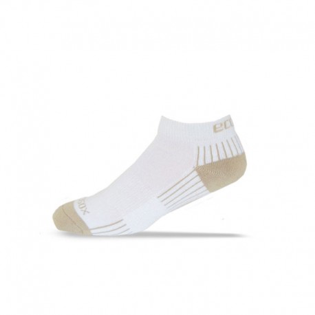 Ecosox Diabetic Bamboo Lo-Cut Socks White/Tan MD 3-Pack- Diabetesteststripswholesale