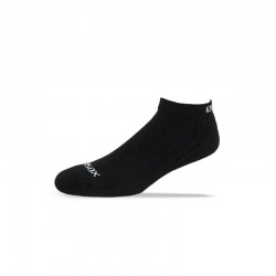  Ecosox Diabetic Bamboo Lo-Cut Socks Black/White MD 3-pack