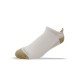 Ecosox Diabetic Bamboo Tab Socks White/Tan MD 6-Pack