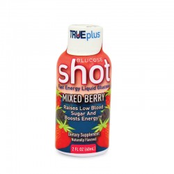 TRUEplus Glucose Shots 15 Gram 2.0oz Mixed Berry Case of 6