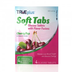 TRUEplus Glucose Tabs Flavor Fusions Cherry Pop 4ct - Case of 12TRUEplus Glucose Tabs Flavor Fusions Cherry Pop 4ct - Case of 12