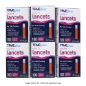 TRUEplus Safety Lancets 28G Single Use 100/box Pack of 12