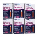 TRUEplus Safety Lancets 28G Single Use 100/box Pack of 6