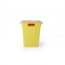 BD Chemotherapy Sharps Collector, 17 Gallon, Yellow, XL - 5ct