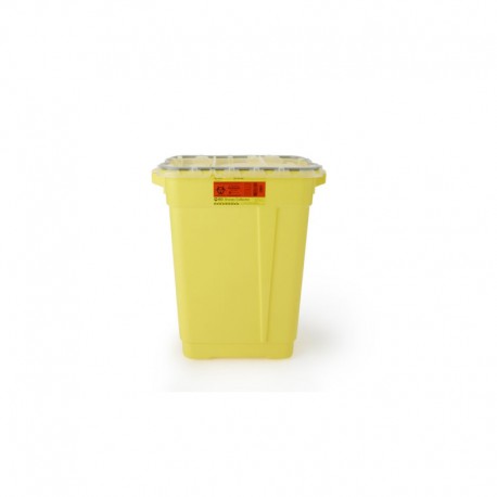 BD Chemotherapy Sharps Collector, 17 Gallon, Yellow, XL - 5ct- Diabetesteststripswholesale