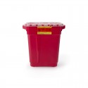 BD Extra-Large Sharps Collector 9 Gallon Red 8/bx 305615